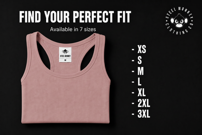 Dusty Pink Tank — Size Guide