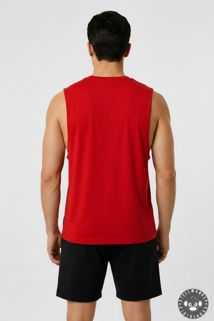 Flame Tank — Back with Logo
