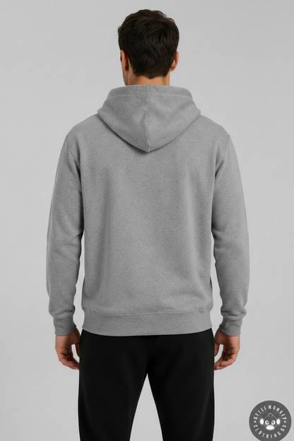 Steel Monkey  — The Men's Ash Hoodie (Brushed Fleece)