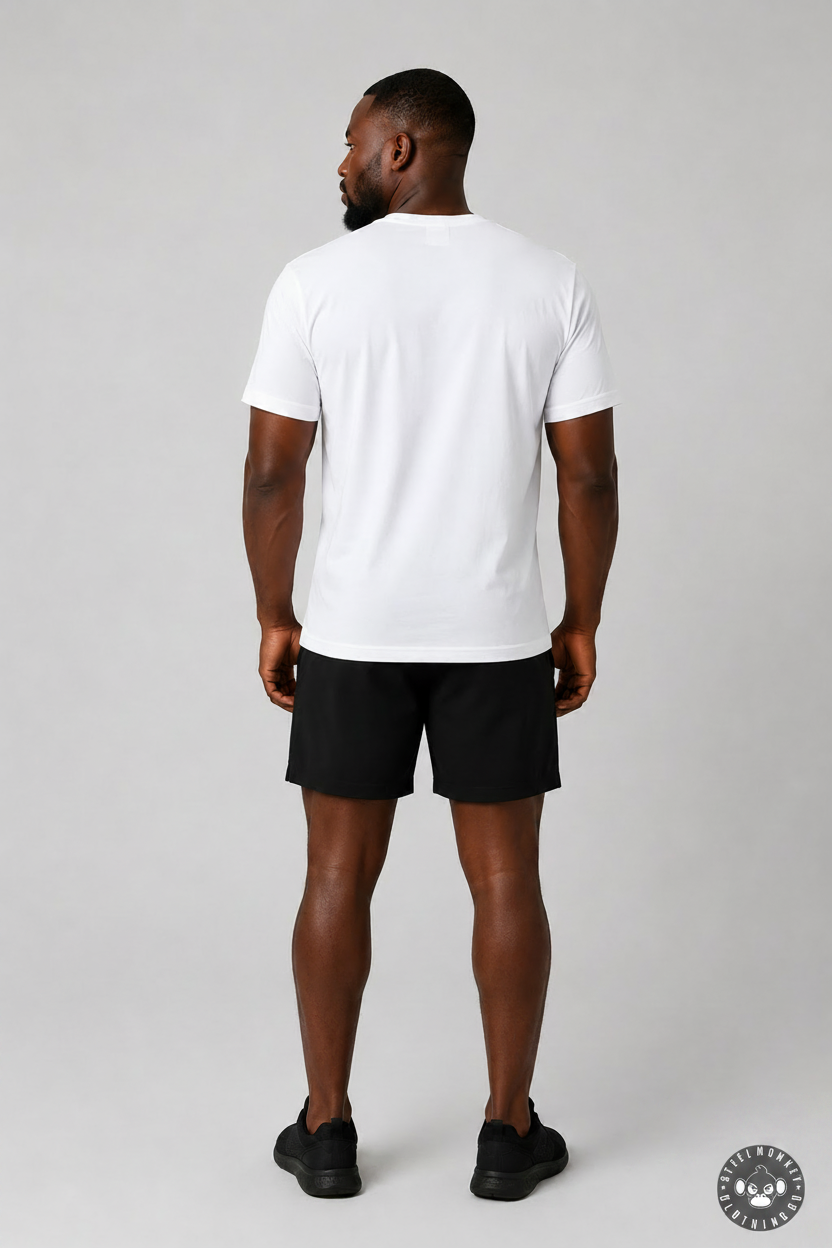Pure Tee — Back with Logo