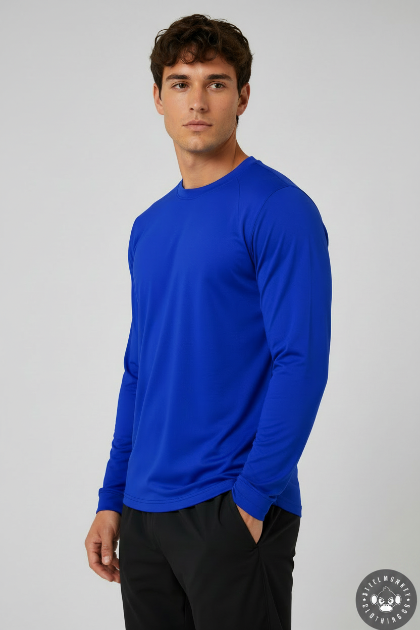 Royal Long Sleeve — Men with Logo
