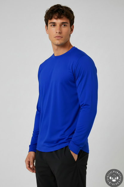 Royal Long Sleeve — Men with Logo
