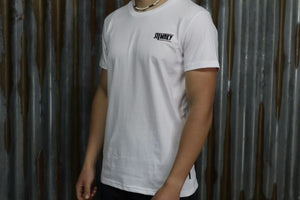 Mens T-Shirt - White - STIMNKY - Black Logo