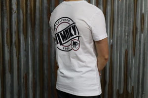 Mens T-Shirt - White - STIMNKY - Black Logo