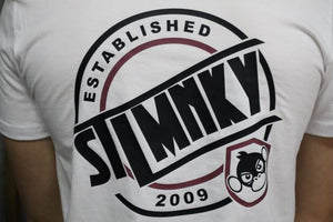 Mens T-Shirt - White - STIMNKY - Black Logo