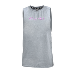 Mens Muscle Tank - Grey - 3D Design