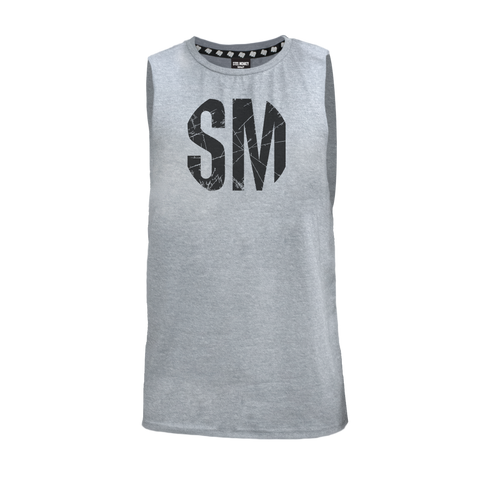 SM Men's Melange Tank - Chest Grunge