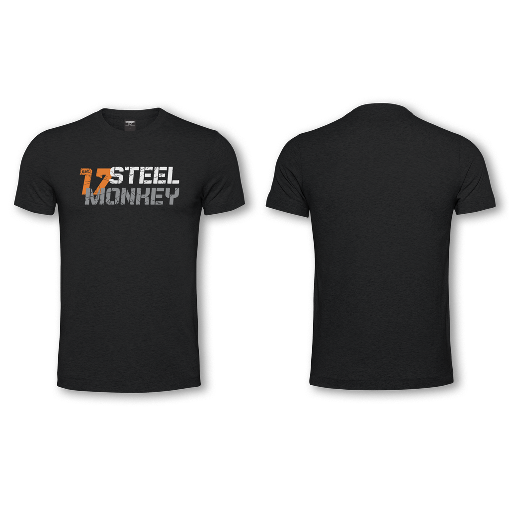 Mens T-Shirt - Black - Est 17 Design