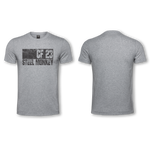 Mens T-Shirt - Grey - CF 23 - Black