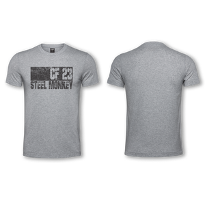 Mens T-Shirt - Grey - CF 23 - Black