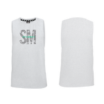 SM Men’s Muscle Tank - White Melange